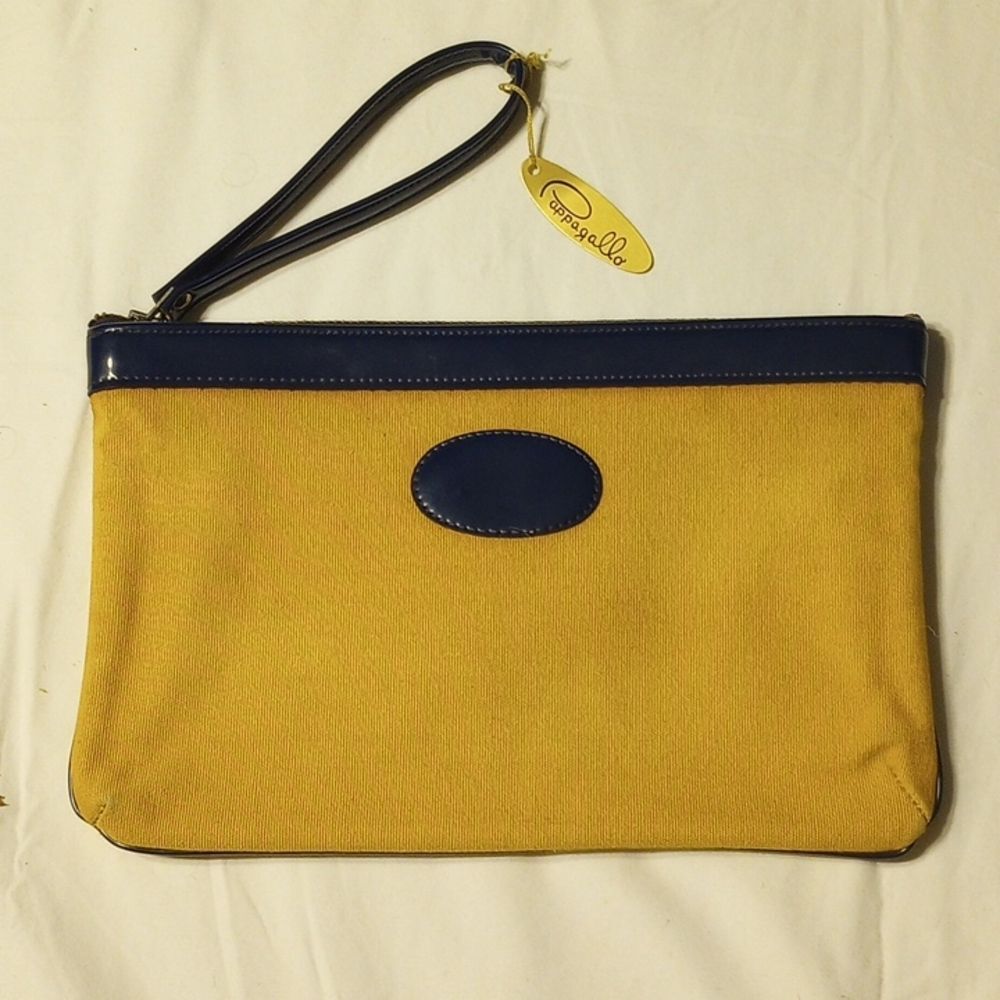 Vintage Papparallo Mustard Clutch